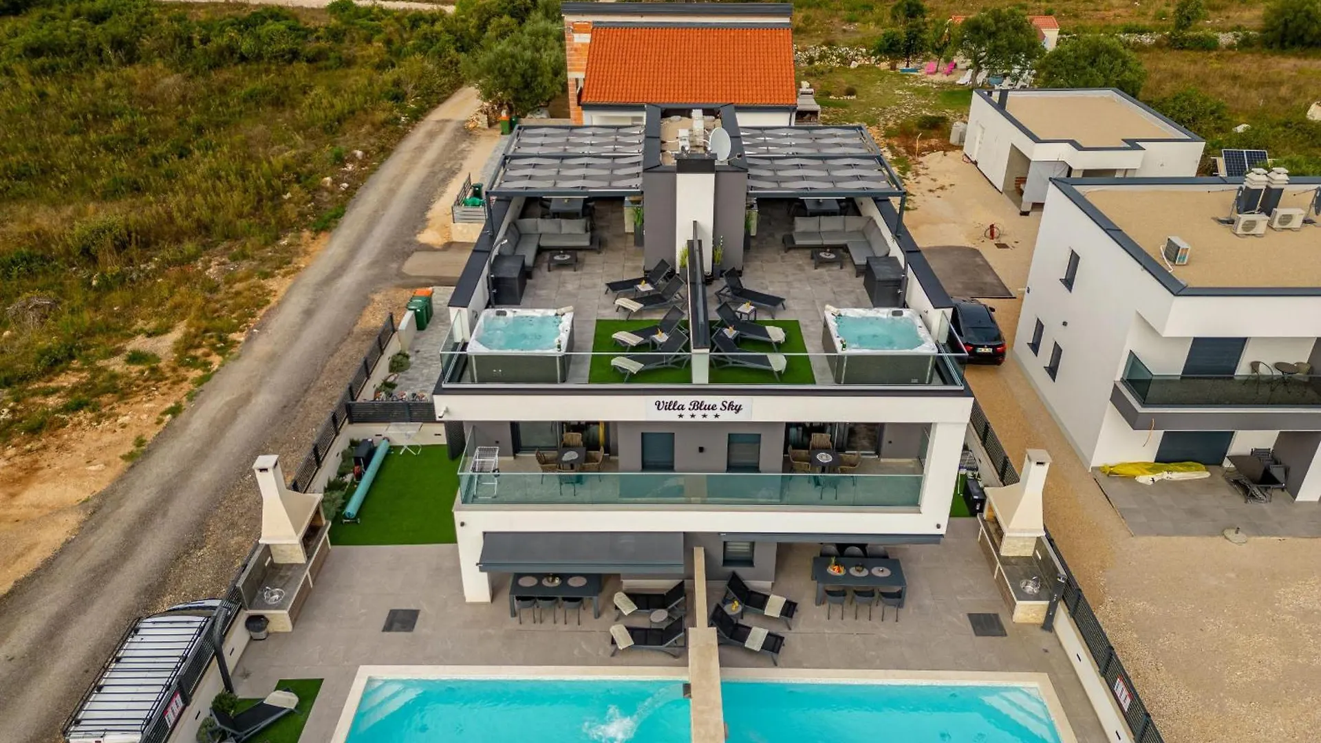 Villa Blue Sky 1 Zadarvillas Turanj